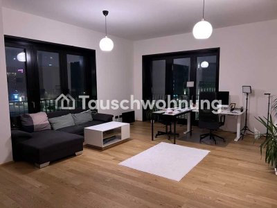 Tauschwohnung: Moderne 2-Zimmer-Loftwohnung (70 m²) mit EBK und Hafenblick