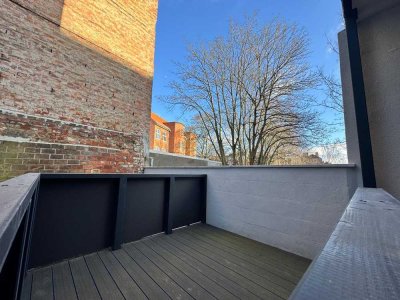 Modern sanierte 2 Zi.-Altbauwohnung mit Terrasse auf der Lübecker Altstadtinsel