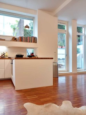 Modernes Loft in Bestlage – Heusteigviertel, Terrasse, EBK & E-Stellplatz