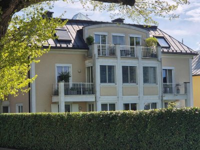 Dachgeschoss Wohnung in Kaivilla direkt an der Salzach mit Panoramalage