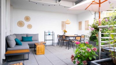 Stilvolle 4-Zimmer-Penthouse-Wohnung mit geh. Innenausstattung mit EBK in München Schwanthalerhöhe