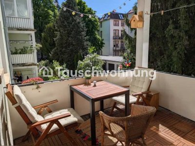 Tauschwohnung: Schöne 3-Zimmer-Wohnung in der Freiburger Wiehre mit Balkon