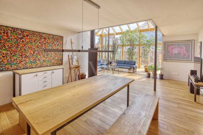 Einzigartiges Einfamilienhaus mit beeindruckendem Wintergarten und hochwertiger Garage