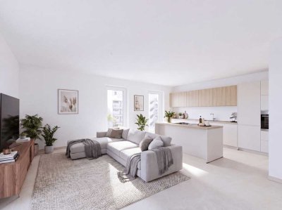 Flexibilität und Helligkeit durch Süd-Ost-Ausrichtung - 3-Zimmer-Wohnung mit 2 Bädern - 034