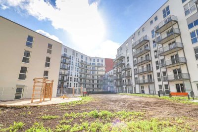 Urbanes Wohnen im FRANKY: Erdgeschosswohnung mit sonniger Terrasse