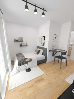 Kompaktes Design-Apartment – möbliert, ausgestattet & bezugsbereit ab 01.09.2025 Apartment Nr. 8