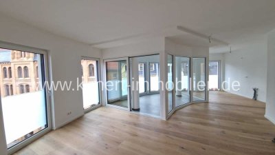 Attraktive 4-Zi-Whg (Neubau) im Stadtzentrum mit Fahrstuhl,Balkon + Wintergarten,Stellplatz optional