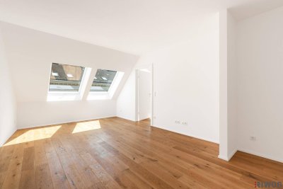 2 ZIMMER NEUBAUWOHNUNG MIT CA. 20 m² DACHTERRASSE II ERSTBEZUG II NÄHE SIEBENBRUNNENPLATZ II HÖGELMÜLLERGASSE 12
