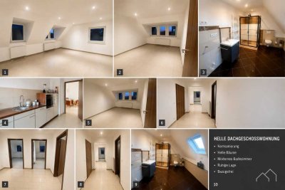 Hochwertig sanierte DG-Wohnung mit modernem Badezimmer