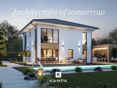 EIN ZUHAUSE DAS BEGEISTERT: DESIGN TRIFFT AUF DURCHDACHTE LEBENSQUALITÄT. INKLUSIVE BAUPLATZ!