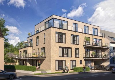 WOHNEN MIT WOW-EFFEKT: Exklusive 4-Zimmer-Neubauwohnung mit spektakulärer Dachterrasse in Schlebusch
