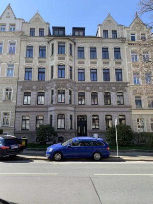 Charmante 3-Zimmer Wohnung im 2. OG mit Balkon in Chemnitz-Kaßberg. Ohne Maklergebühr