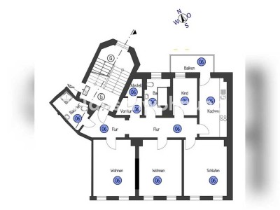 Tauschwohnung: Leipzig, Nordost: Geräumige 4-Zimmer-Wohnung