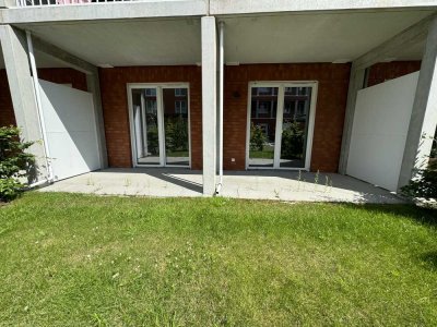 Familienfreundliche Erdgeschosswohnung mit Terrasse und kleinen Garten