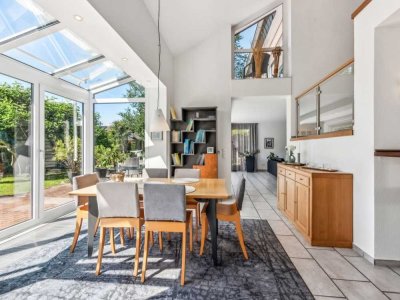 Exklusive Doppelhaushälfte im Architektenstil in gehobener Wohnlage von Osnabrück-Eversburg