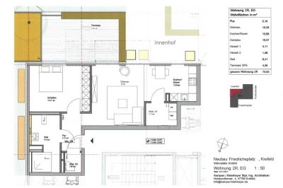Moderne Seniorenwohnung in der Krefelder Innenstadt