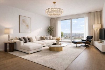 Luxus Penthouse, 190m² 4-Zi, Aufzug, Terrasse/Balkon, 2 TG-Stellplätze