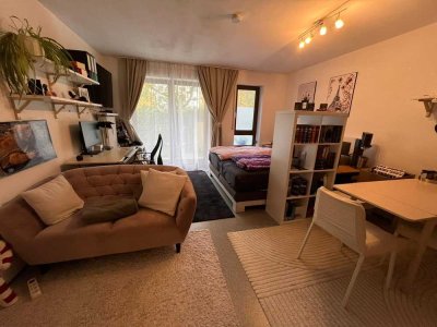 1-Zimmer Wohnung mit Garten in Augsburgs Universitätsviertel