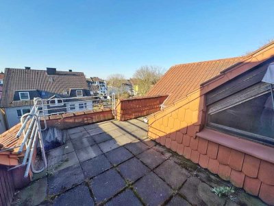 Renovierte Wohnung mit Dachterrasse, Garten und Stellplatz direkt am Schlosspark Strünkede WBS