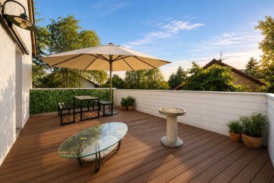MODERNE 2 ZI. WOHNUNG MIT DACHTERRASSE in modernem Architektenhaus– 2025 modernisiert