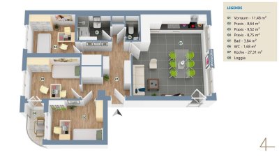 Eigentumswohnung als neue Praxis oder Büro gesucht?