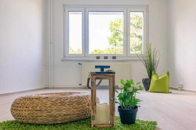3-Raum-Wohnung und alle Räume mit Fenster