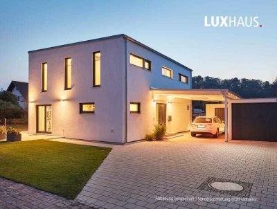 Hier will ich wohnen: modernes Haus in guter Lage