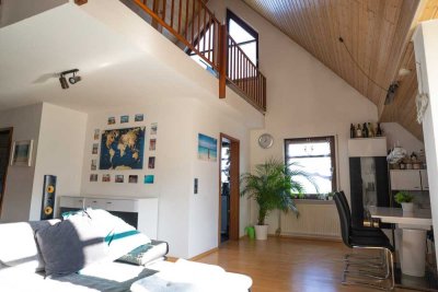 Möblierte 2,5 Zi. Galerie-Whg. in Leinfelden mit Balkon befristet (8.5.2025-15.4.2026) zu vermieten