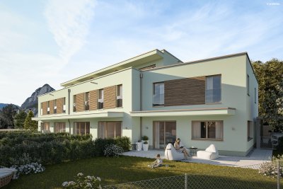Hochwertige Dachterrassenwohnung mit sonnigem Garten
