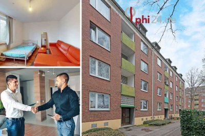 PHI AACHEN -  Helle vermietete 2-Zimmer-Wohnung inklusive zwei Balkonen und Garage in Aachen!