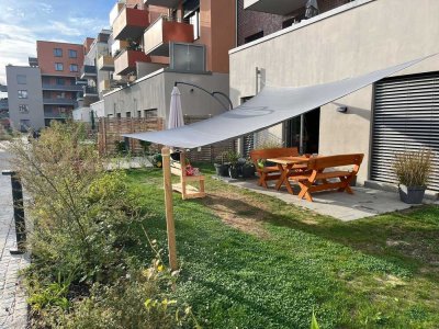 NEUBAU | 3-Zimmer-Wohnung mit eigenen Eingang mit Terrasse und Garten