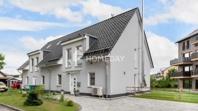 Modern & effizient: Neuwertige Doppelhaushälfte mit Energieklasse A+, 5 Zimmern, Garten & Garage