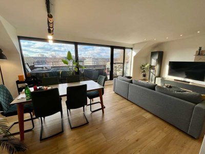 Attraktive 3-Zimmer Wohnung mit unverbautem Blick über die Dächer Flingerns