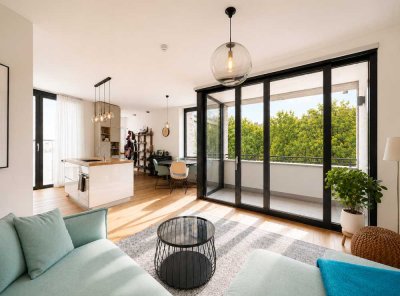 EXKLUSIVE DESIGNER-WOHNUNG in extravagantem Architekten-NEUBAU- mit Weitblick - Rüdesheimer Platz
