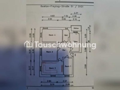 Tauschwohnung: Tauschen 3,5 Zimmer Wohnung gegen größere