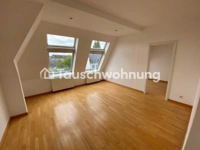 Tauschwohnung: Helle, gut geschnittene 2,5 Z.-Whg. gegen mind. 3 Z. Altbau