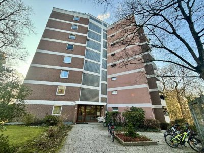 Lesum: 3-Zimmer-Wohnung in Bremen mit schönem Ausblick. Balkon vorhanden