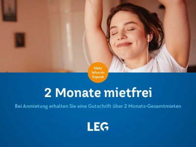 3-Zimmer-Wohnung im Erdgeschoss mit Balkon