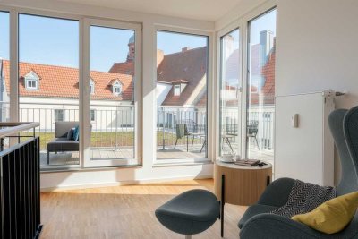 Großzügiges Penthaus mit Dachterrasse-unmöbliert-urbanes Wohnglück genießen im Effizienzhaus 70
