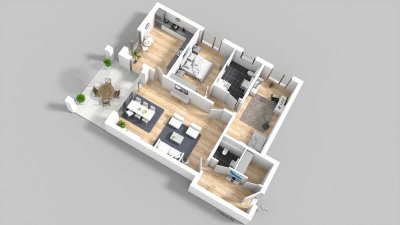 wunderschöne 3-Zimmer Wohnung für junge Familie mit Kind zum 01.10.25 zu vermieten