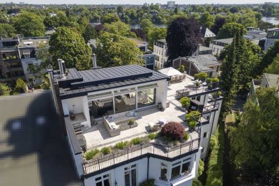 Stilvolles Penthouse über zwei Wohnebenen in Top-Lage