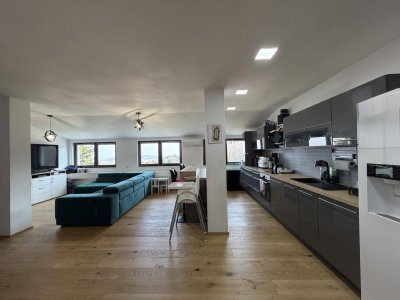 Moderne 3-Zimmer-Wohnung mit ca. 101 m² Wohnfläche und Blick ins Grüne