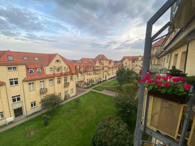 Renditestarke 2-Raum Wohnung mit Balkon direkt an der Elbe!