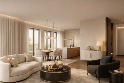 Luxus 3-Zi Neubau Erstbezug | zentraler Ruhepol | Süd-West Balkon + Fernblick | großer TG-Stellplatz