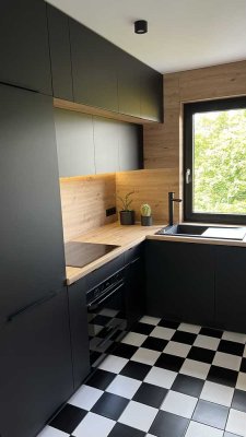 Möblierte stilvolle Wohnung mit Loft-Charakter und Aussicht