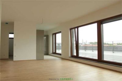 West Side Quartier, Neubau 3-Z-Penthouse mit 2 gr. Sonnen-Terrassen