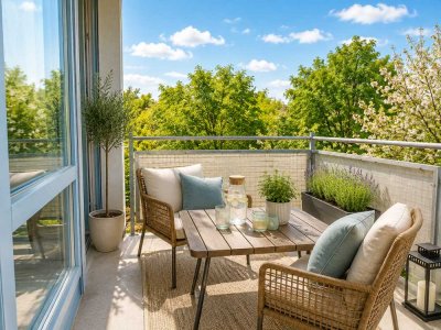 2-Zimmer Single-Wohnung mit schönem Balkon und TG-Stellplatz!