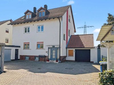 Schöne Erdgeschosswohnung mit Garten, Wohnkeller und Garage - sofort bezugsfrei in Nürnberg-Werderau