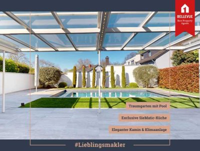 Stilvolles Wohnen – Traumgarten mit Pool und exklusivem Komfort