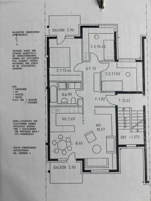 Attraktive, vermietete 4-Zimmer-Etagenwohnung in Gemmrigheim – ideale Kapitalanlage